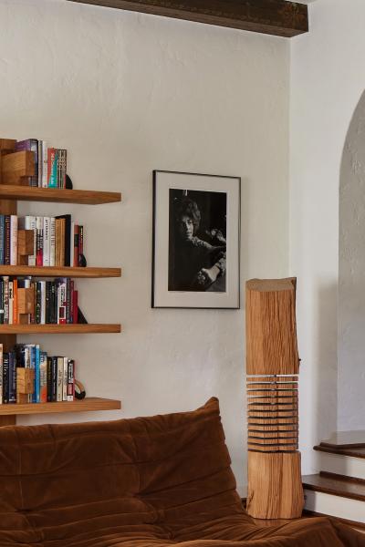 Paul Foeckler Large Split Grain Pinewood Light Sculpture