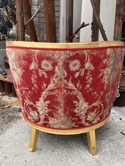 Paul Follot ART DECO GOLD LEAF CHAIR IN THE MANNER OF PAUL FOLLOT