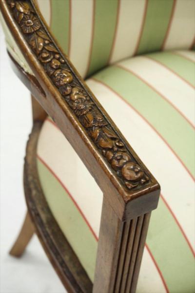 Paul Follot Paul Follot Four Sculpted Rosewood Armchairs