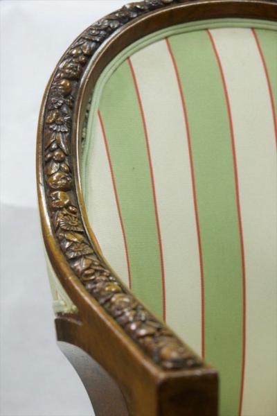 Paul Follot Paul Follot Four Sculpted Rosewood Armchairs