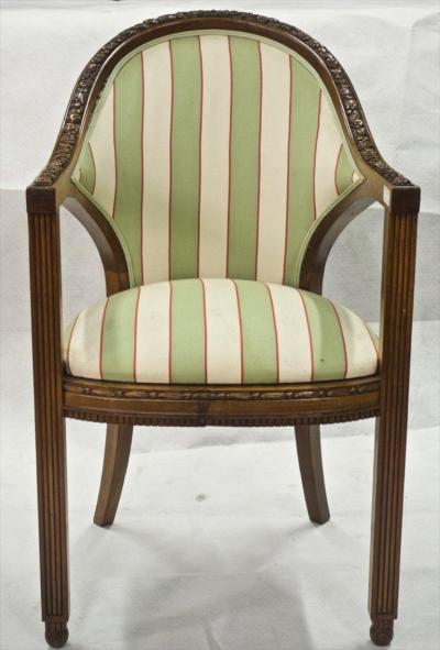 Paul Follot Paul Follot Four Sculpted Rosewood Armchairs