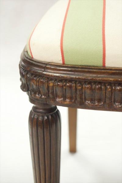 Paul Follot Paul Follot Four Sculpted Rosewood Side Chairs