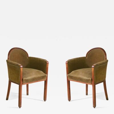 Paul Follot Paul Follot Pair of Armchairs