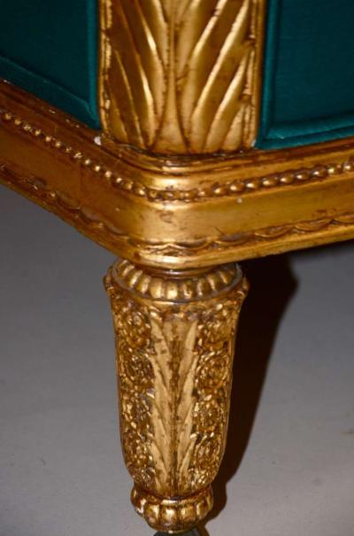 Paul Follot Paul Follot Pair of Gilt Sculpted Club Chairs