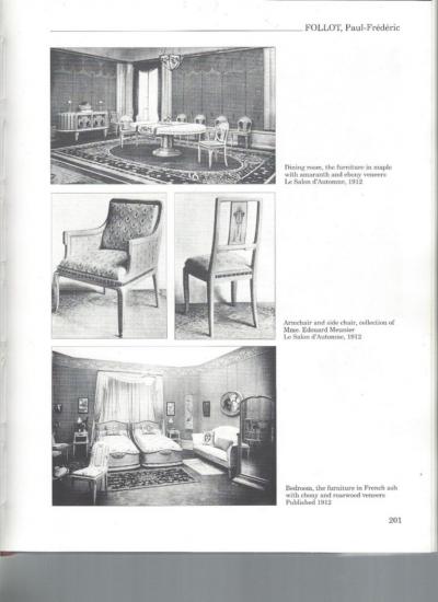 Paul Follot Paul Follot Pair of Inlaid Armchairs