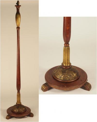 Paul Follot Paul Follot Sculpted Floor Lamp