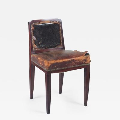 Paul Follot Paul Follot Set of Eight Rosewood Dining Chairs