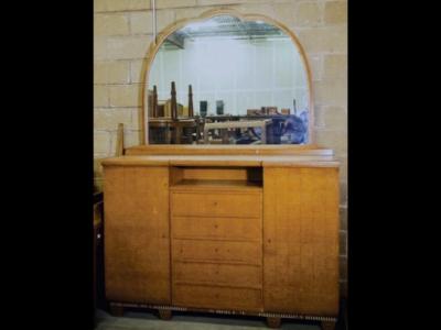 Paul Follot Paul Follot large chest with attached mirror