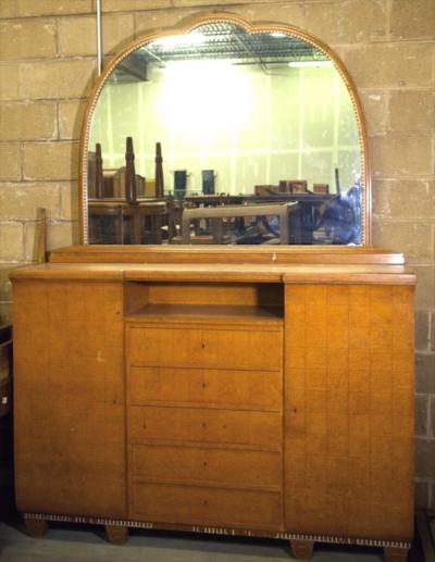 Paul Follot Paul Follot large chest with attached mirror