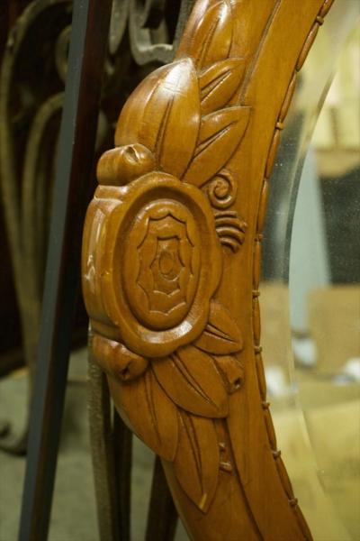 Paul Follot Paul Follot large overmantle mirror