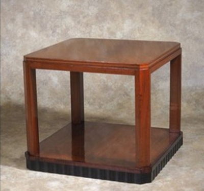 Paul Follot Paul Follot mahogany and ebony low table