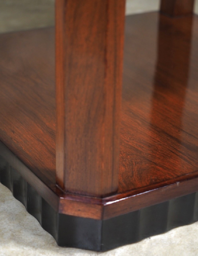 Paul Follot Paul Follot mahogany and ebony low table
