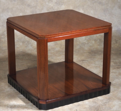 Paul Follot Paul Follot mahogany and ebony low table
