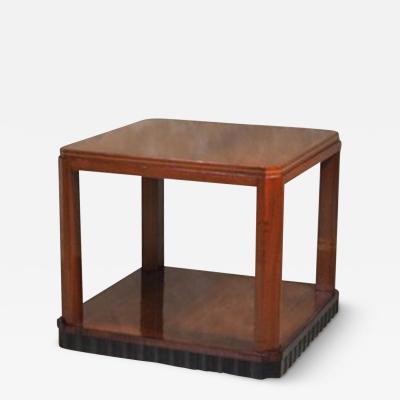 Paul Follot Paul Follot mahogany and ebony low table