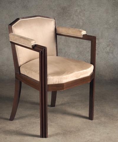 Paul Follot Paul Follot pair of Modernist armchairs two pairs available 