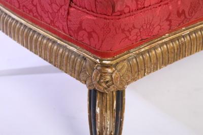 Paul Follot Paul Follot sculpted gilt settee