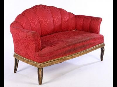 Paul Follot Paul Follot sculpted gilt settee