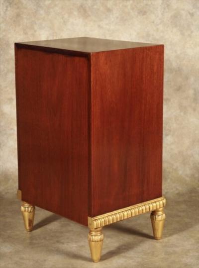 Paul Follot Paul Follot side table with gold leaf
