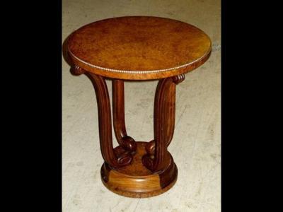 Paul Follot Paul Follot side table with inlaid apron