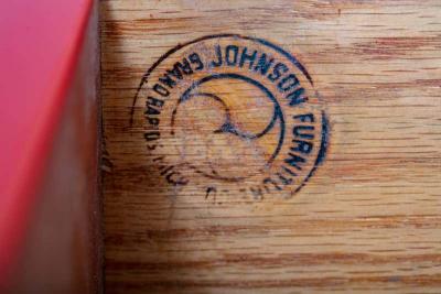 Paul Frankl 1950s Paul Frankl Moroccan Red Lacquered Double Dresser Chest of Drawers