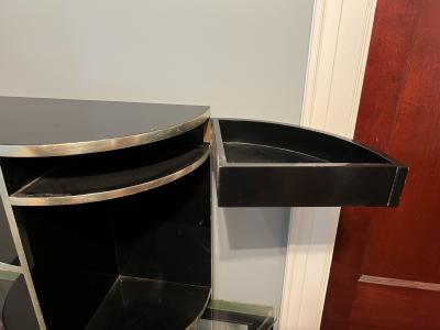 Paul Frankl ART DECO DEMILUNE CABINET BY PAUL FRANKL