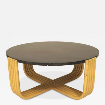 Paul Frankl American Art Moderne Bakelite and Faux Bamboo Coffee Table