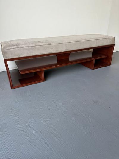 Paul Frankl American Modern Mahogany Bench Paul Frankl