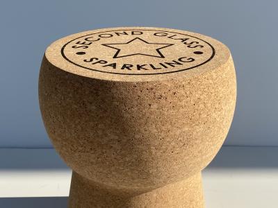 Paul Frankl Champagne Cork Side Table Stool