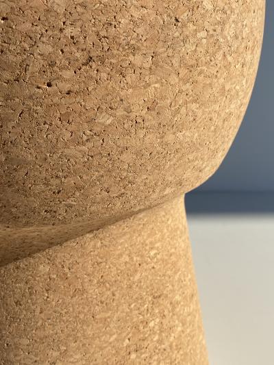 Paul Frankl Champagne Cork Side Table Stool