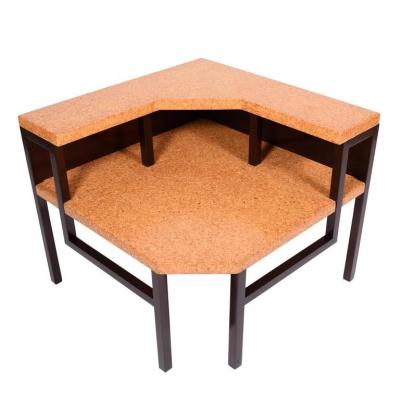 Paul Frankl Corner Table by Paul Frankl for Johnson Furniture