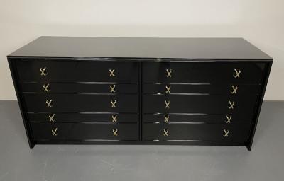 Paul Frankl Mid Century Modern Ebony Bedroom Set John Stuart Refinished