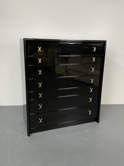 Paul Frankl Mid Century Modern Ebony Bedroom Set John Stuart Refinished