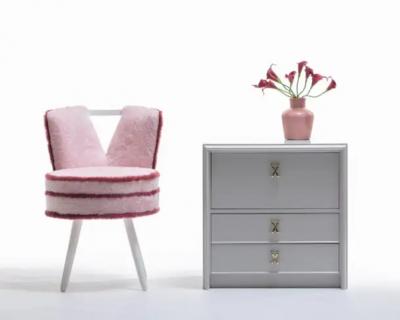 Paul Frankl Pair of 1950s Paul Frankl Nightstands Lacquered in Farrow Ball Pavilion Grey