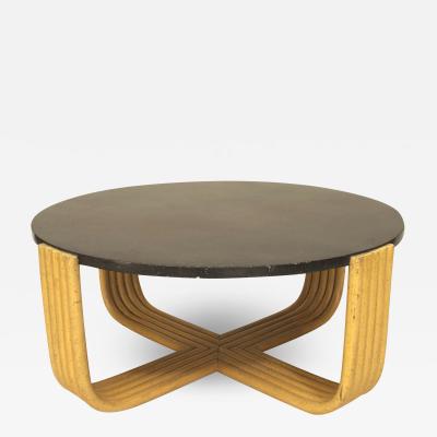 Paul Frankl Paul Frankl American Art Moderne Bakelite and Faux Bamboo Coffee Table