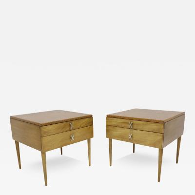 Paul Frankl Paul Frankl Cork Nightstands for Johnson Furniture