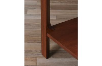 Paul Frankl Paul Frankl Cork Top Two Tier Side Table for Johnson Furniture