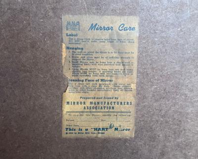 Paul Frankl Paul Frankl John Stuart Mid Century Modern Large Station Wagon Mirror 1950s