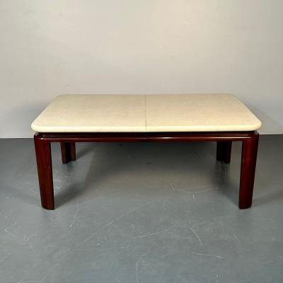 Paul Frankl Paul Frankl Mid Century Modern Cork Top Mahogany Dining Table Johnson Furniture