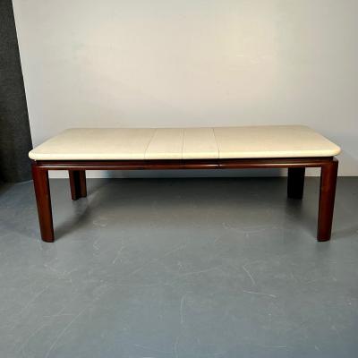 Paul Frankl Paul Frankl Mid Century Modern Cork Top Mahogany Dining Table Johnson Furniture