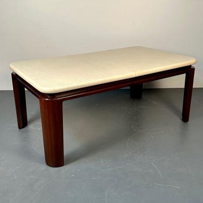 Paul Frankl Paul Frankl Mid Century Modern Cork Top Mahogany Dining Table Johnson Furniture