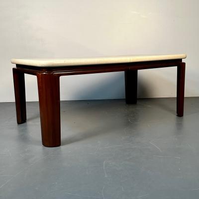 Paul Frankl Paul Frankl Mid Century Modern Cork Top Mahogany Dining Table Johnson Furniture