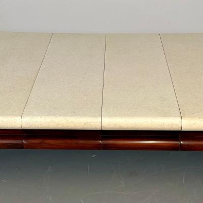Paul Frankl Paul Frankl Mid Century Modern Cork Top Mahogany Dining Table Johnson Furniture