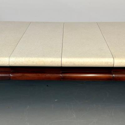 Paul Frankl Paul Frankl Mid Century Modern Cork Top Mahogany Dining Table Johnson Furniture