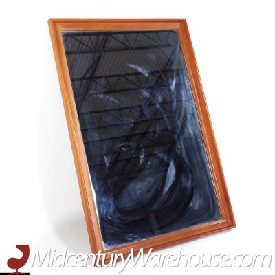 Paul Frankl Paul Frankl for Johnson Furniture Company Station Wagon Maple and Leather Mirror