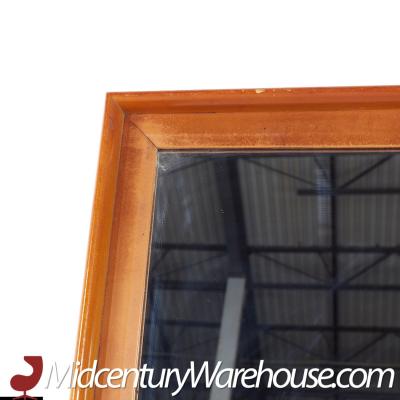 Paul Frankl Paul Frankl for Johnson Furniture Company Station Wagon Maple and Leather Mirror