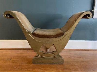 Paul Frankl RARE PAUL FRANKL VANITY BENCH