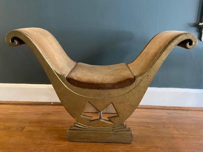 Paul Frankl RARE PAUL FRANKL VANITY BENCH