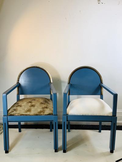 Paul Frankl SET OF FOUR MODERNIST ART DECO CHAIRS