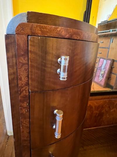 Paul Frankl SKYSCRAPER ART DECO VANITY WITH MIRROR