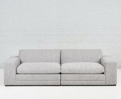 Paul Frankl Speed Sofa in Gray Boucle 1932